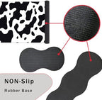 Keyboard Wrist Rest and Mouse Pad with Wrist Support Set Ergonomic Coaster,Memory Foam,Easy Typing Pain Relief,Large XL Desk Mat 31.5"x 11.8",Cute Cow Print - Image 3