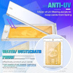 SATINIOR 30 Pcs Clear 100Pt Magnetic Card Holders for Trading Cards - Image 4