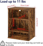 IBUYKE Under Desk Storage Cabinet Clamp on Desk Legs Shelf UTMZ012H - Image 2