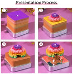 3D Memo Pad Time Piece Calendar 2027, 3D Tear-Off Art Desk Calendar 2027, Creative 3D Memo Pad Paper Art Tree House DIY Paper Carving Decoration (Rainbow Tree) - Image 7