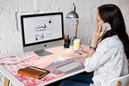 Gaming Mouse Pad 24x48 Desk Mat Large Mousepad Cherry Blossom Desk Pad Giant Full Mouse Mat XXXL Computer Mat for Protector Desktop Wireless - Image 6