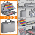 Tamfile Fireproof File Organizer with Lock,Hard Case Fireproof Document Box - Image 4