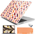 Batianda LumiArt Case for MacBook Air 13.6" M2-M5 Chip, Retro Checker by Batianda