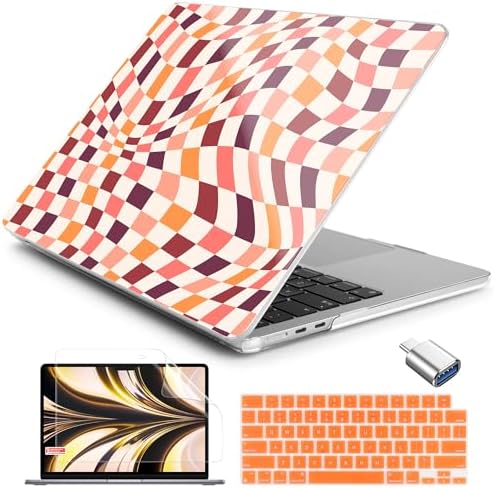 Batianda LumiArt Case for MacBook Air 13.6" M2-M5 Chip, Retro Checker by Batianda