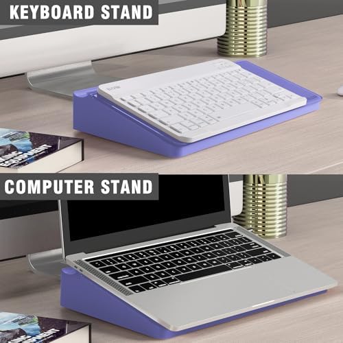 SELEAD Desktop Glass Whiteboard with Storage, 5 Markers and Eraser, Purple - Image 6