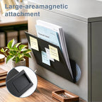 2 PCS Magnetic Wall File Organizer, Hanging Metal Wall File Holder - Image 6