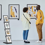 1 Piece Portable Literature Display Stand, 4-Pocket Brochure Rack with Bag - Image 6