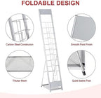PATIKIL Detachable Magazine Display Racks Floor Standing 10 Layers Brochure Stand Catalog Literature Holder for Hotel, Exhibition, Office - Image 3