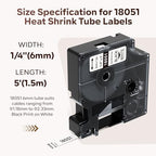 Replacement for DYMO 18051 Rhino Industrial Heat-Shrink Tube - Image 2