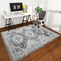 chakme Office Chair Mat for Hardwood Floor, 72"x48" Easy Glide Computer Desk Mat Protector for Rolling Chair Under Desk Rug Nonslip Backing, Machine Wash, (Boho) by CHAKME