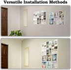 Acrylic Brochure Pamphlet Holder, 6 Magazine Holders and 12 Pamphlet Holders, Clear Brochure Display Holder Wall Mount, Trifold Flyer Rack, Literature Storage Rack for Home, Offices, Waiting Room - Image 4