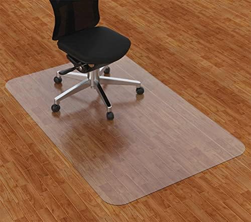 Amyracel Office Chair Mat for Hardwood Floor, 30” x 48” Clear Desk Chair Mat for Hard Floors, Easy Glide Floor Protector Mat for Office Chairs by Amyracel