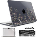 May Chen for M5 MacBook Air 13.6 Inch Case 2026 2025 2024-2022 Release M5 A3449 M4 A3240 M3 A3113 M2 A2681, Plastic Hard Shell Case for MacBook Air 13.6" with Retina Display, Floral Art by MayChen