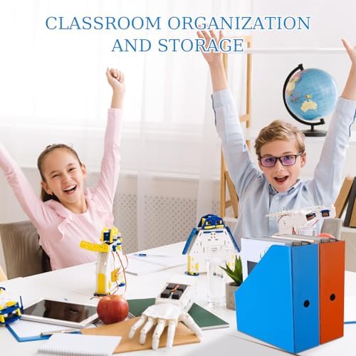 Geyee 50 Pcs Cardboard Magazine Holder Magazine File Holder, Multicolor - Image 6