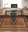 chakme Office Chair Mat for Hardwood Floor, 72"x48" (Brown Scalloped) by CHAKME