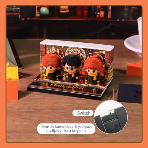 3D Calendar 2027,Time Piece Calendar 2027,Magic Squad 3D Art Notepad Calendars,3D Memo Pad,Tear Away Calendars,Christmas Gift,New Year Gift(Magic Squad) - Image 4
