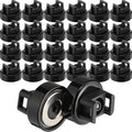 Yookeer 24 Pcs Magnet Zip Tie Mount 22 mm 22lbs Heavy Duty Wire Holder by Yookeer