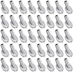 [Patent Design] CKE 40 Pack 45 Degree T316 Marine Grade Stainless Steel Angle Beveled Protector Sleeves Wood Post Protector for 1/8" Wire Rope Cable Railing, Come with a Free Drill Bit - Image 3
