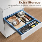 Approgreent 3 Drawer Mobile File Cabinets for Home Office - Image 7