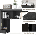 Desk Hutch Shelf, Desktop Shelf Organizer 37 inch Wide Desktop - Image 4