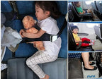 Flypal Inflatable Foot Rest, Adjustable Travel Leg Rest, Kids Airplane Bed - Image 3