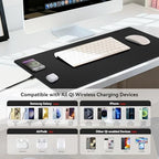 Dual Wireless Charging Mouse Pad, Magnetic 15W, Black - Image 6