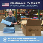 Microfiber Cleaning Wholesale Cloths (48 Pack) | Size 12" x 12"| All Purpose Microfiber Towels - Clean, Dust, Polish, Scrub, Absorbent (Blue) - Image 7