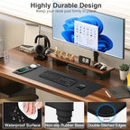 Magnetic Wireless Charging Mouse Pad, 27.5"x11.8", with 20W Adapter, Black - Image 6