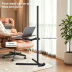 Adjustable Laptop Floor Stand for Bed, Couch, and Standing Desk Use, Large Size (Large) - Image 4