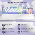 RK ROYAL KLUDGE RK96 RGB Wireless Mechanical Gaming Keyboard w/Wrist Rest - Image 2