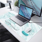 iLeadon Desk Mat with Wrist Rest,Large Gaming Mouse Pad with Wrist Rest - Image 7