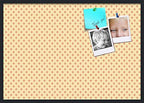 PinPix 40x28 inch Cork Bulletin Board. This Decorative Framed Pin Board Comes with Diamonds in Red and Yellow Design and Satin Black. Ideal for Home, Office Decor or School (PinPix-333) by PinPixBulletinBoards