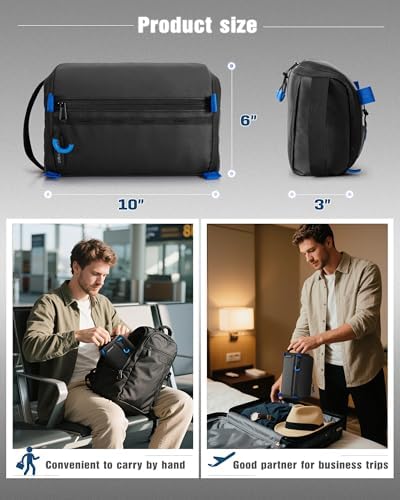 Smasrob Electronics Organizer Travel Case, Tech Bag Charger Pouch, Black - Image 5