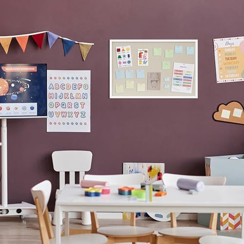 DAHAPYBOO Cork Board with Linen White 2Pack,Bulletin Board 23"x17" - Image 7