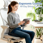 Mureon Office Chair Cushion, Ergonomic Memory Foam Seat Cushion, Mesh Black - Image 6