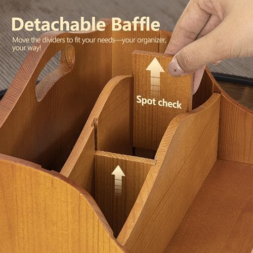Rebee Vision Mail Organizer for Desk with 4-Slot Letter Office Decor,Yellow - Image 6