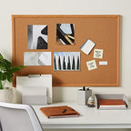 Staples Standard Cork Bulletin Board, Oak Frame, 3x2 Ft, 2-Pack - Image 5