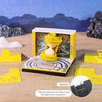3D Memo Pad, 3D Calendar 2027, Time Piece Calendar, Tear-Off Calendars 2027, 3D Paper Carving Art Memo Pad, Art Carving Sticky Notes for Office Home Gifts Ornaments (Time Hourglass) - Image 3