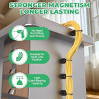 Magnetic Zip Tie Mount, 25LBS Strong Magnetic Wire Holder, Multipurpose Magnet Zip Tie Mount, Waterproof Magnet Cable Tie Holders for Home Office Marine Automotive Electrical Wiring Management - Image 5