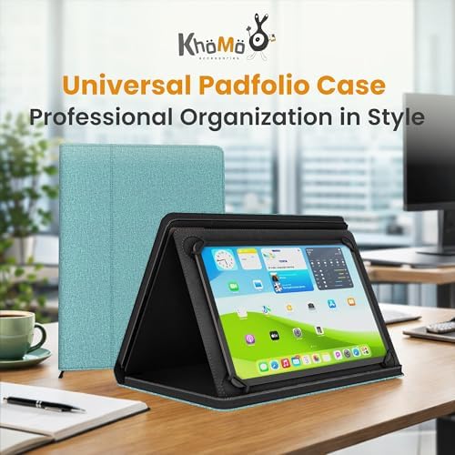Universal Padfolio Case – Tablet Portfolio Organizer with Notepad Holder – Compatible with iPad 10th 11th Gen, iPad Pro 11, iPad 7 8 9 10.2 10.9 and 9.7 inches - Image 2