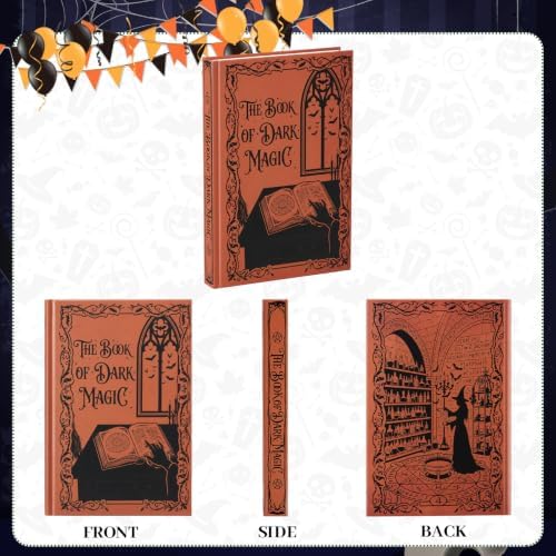 3 Pcs Halloween Decorative Books Dark Magic Potion Spells Decor - Image 4