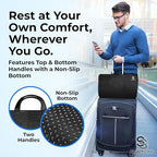 Travel Gel Seat Cushion for Long Sitting, Pressure Relief with Carry Handle - Image 2