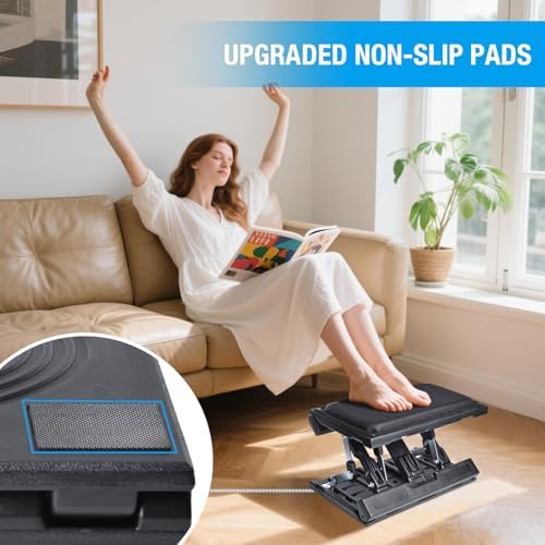 Adjustable Foot Rest Under Desk for Office,Home, Gaming & Study - Image 6