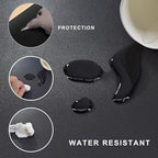 Chihein L-Shaped Desk Pad for Home Office Black (57.1”+ 57.1”) x 19.7” - Image 4
