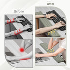 Leolee L-Shaped Desk Long Wrist Rest Elbow 60CM, Grey Arm Rest for Desk - Image 3
