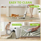 Office Chair Mat for Hardwood Floor & Tile Floor,36"x48"-Green Leaves - Image 5