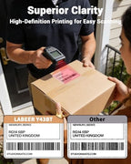 Labeer Bluetooth Thermal Shipping Label Printer, Wireless 4x6 Printer White - Image 3