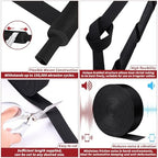 Oleitodh 100 ft 3/4 in 2:1 Heat Shrink Braided Sleeving, Black - Image 5