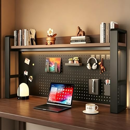 Desk Shelf Organizer with Pegboard & 31-Piece Accessory Kit by Unknown