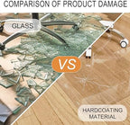 MESAILUP Beveled Edge Office Chair Mat for Carpet or Hardwood Floor Crystal Clear, 36" x 48" for a Smooth Glide and Easy Roll On/Off, Heavy Duty and Non-Slip Floor Ultimate Clear Chair Mat Set of 2 - Image 4